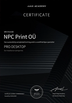 Ajax valvesüsteemid